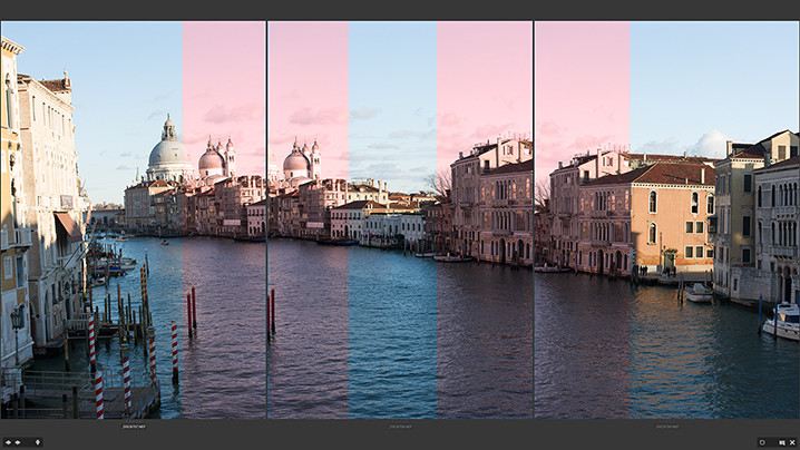 Vista desde el Puente de la Academia. Venecia