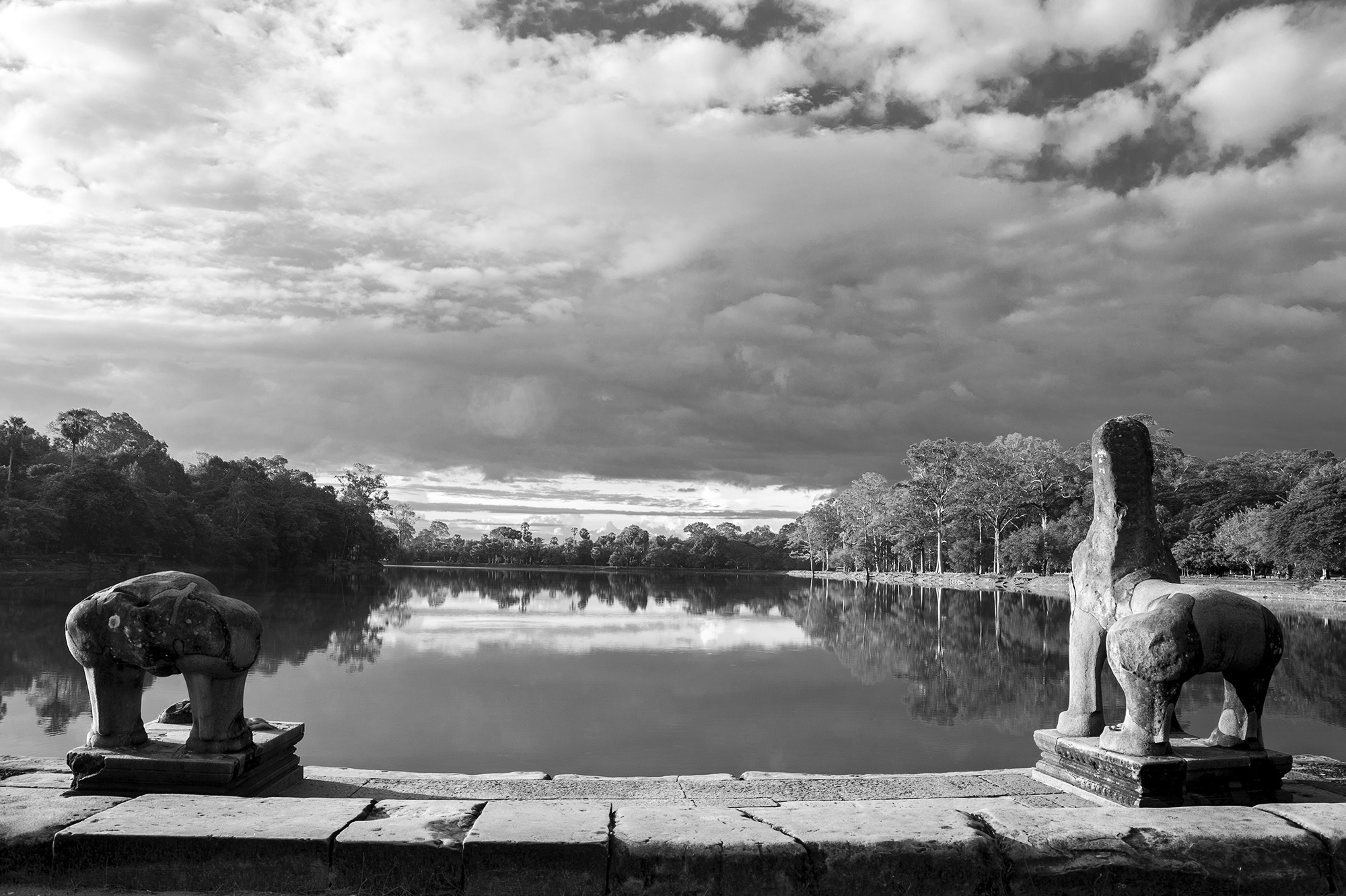 Paisaje en Angkor 